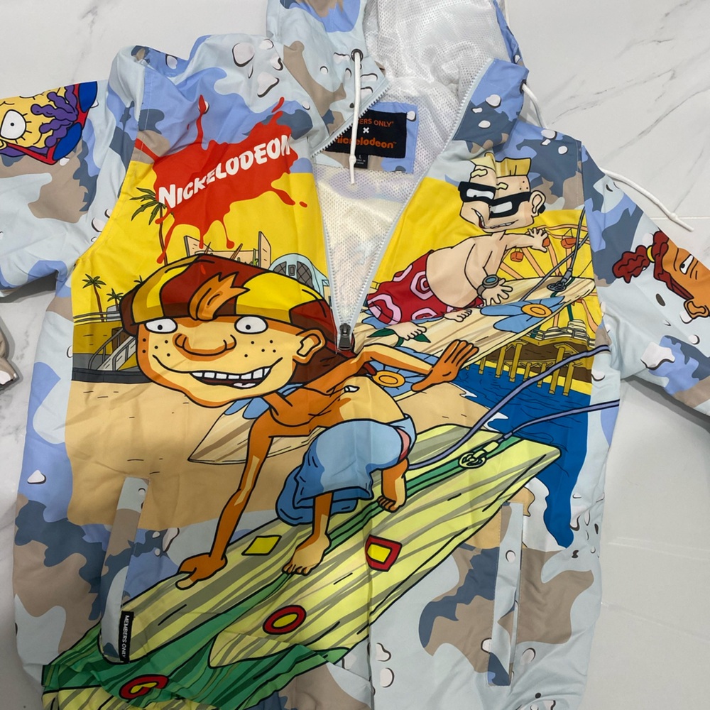 Members Only Cartoon Graphic Jacket